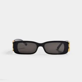 Squared Shaped Sunglasses in Black