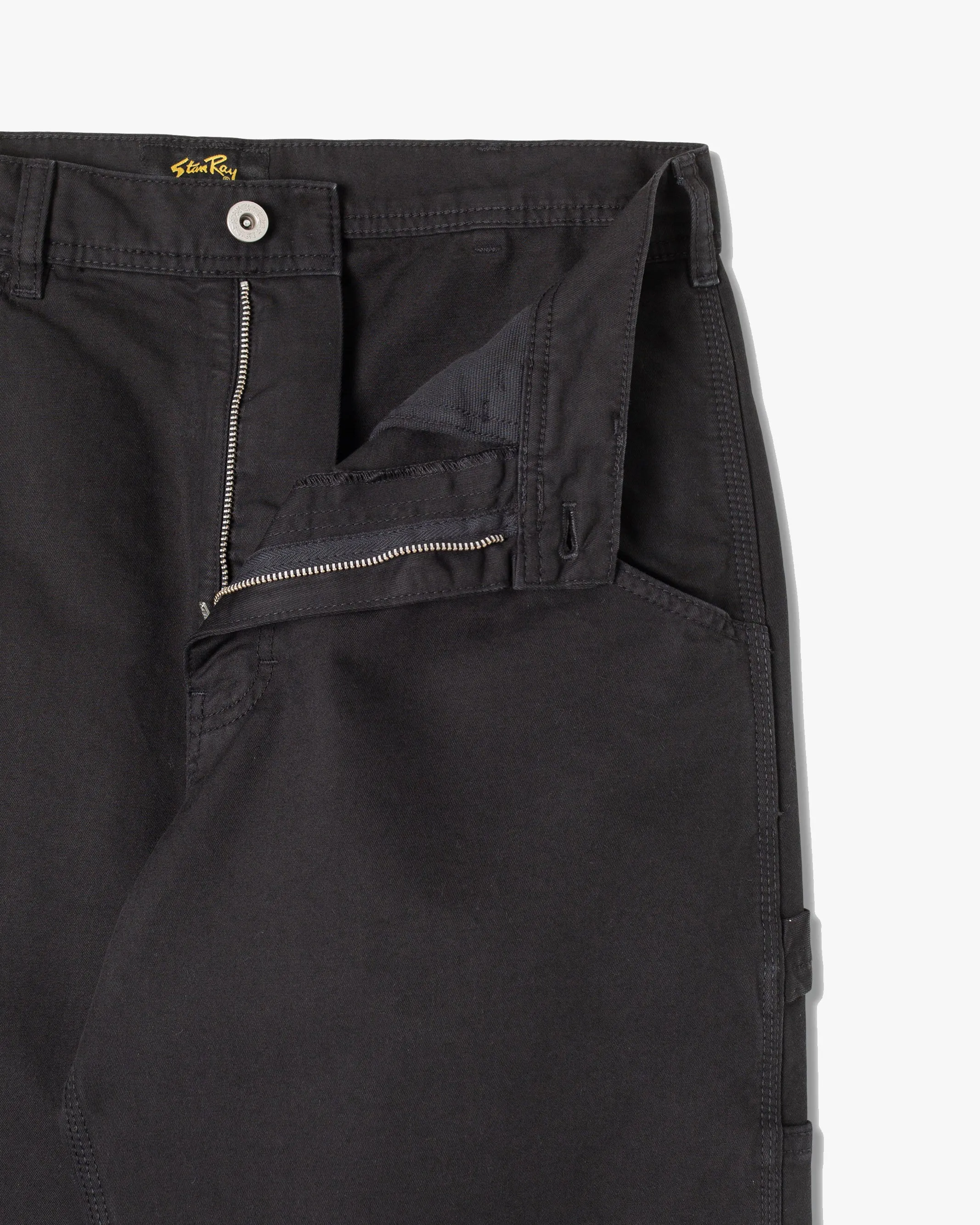 Stan Ray 80s Painter Relaxed Tapered Pants - Black Twill