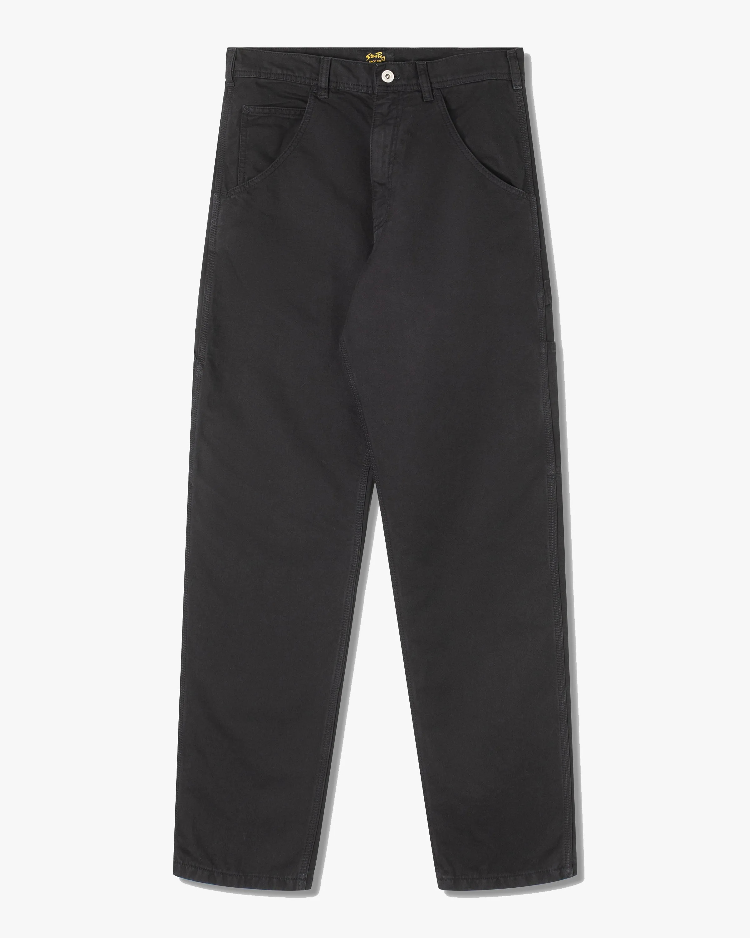 Stan Ray 80s Painter Relaxed Tapered Pants - Black Twill