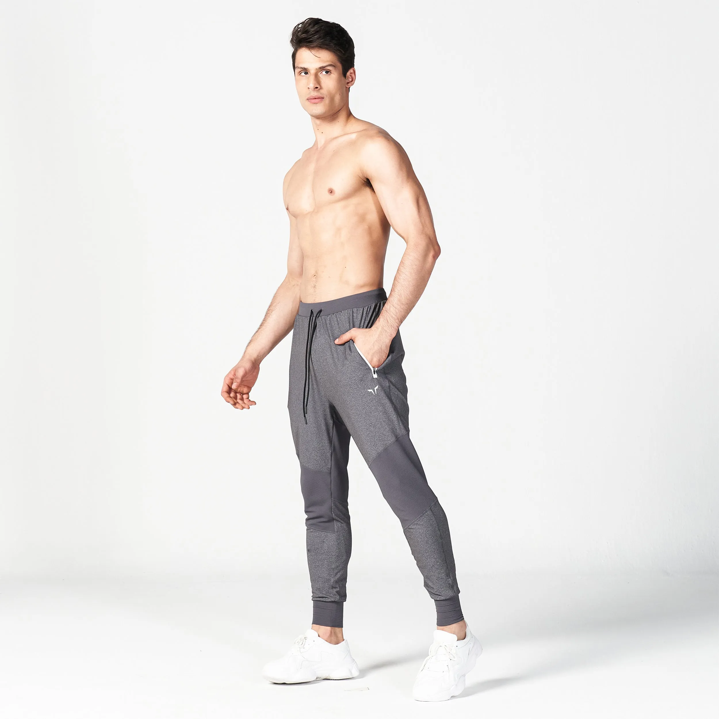 Statement Ribbed Joggers Reimagined SS23 - Grey