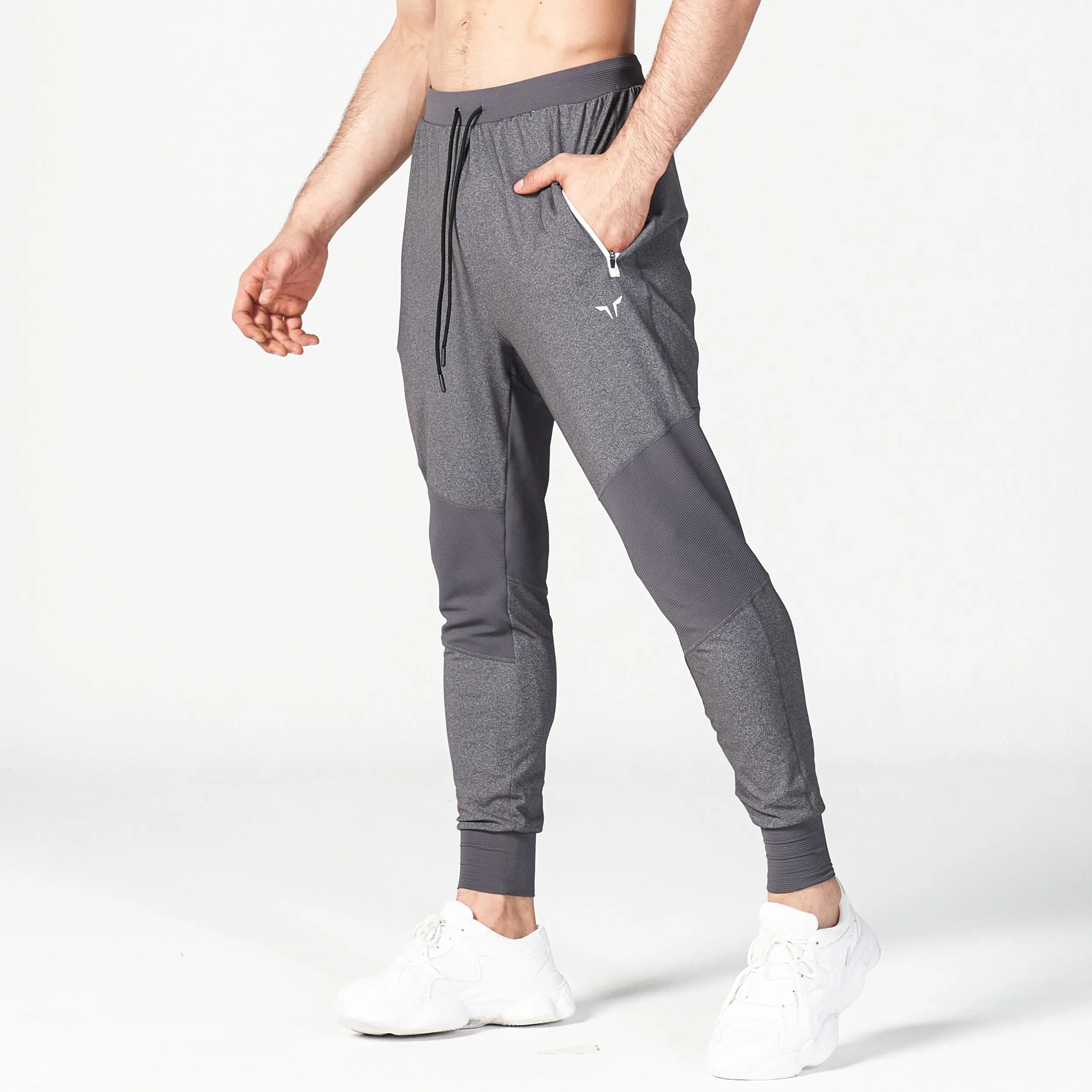 Statement Ribbed Joggers Reimagined SS23 - Grey