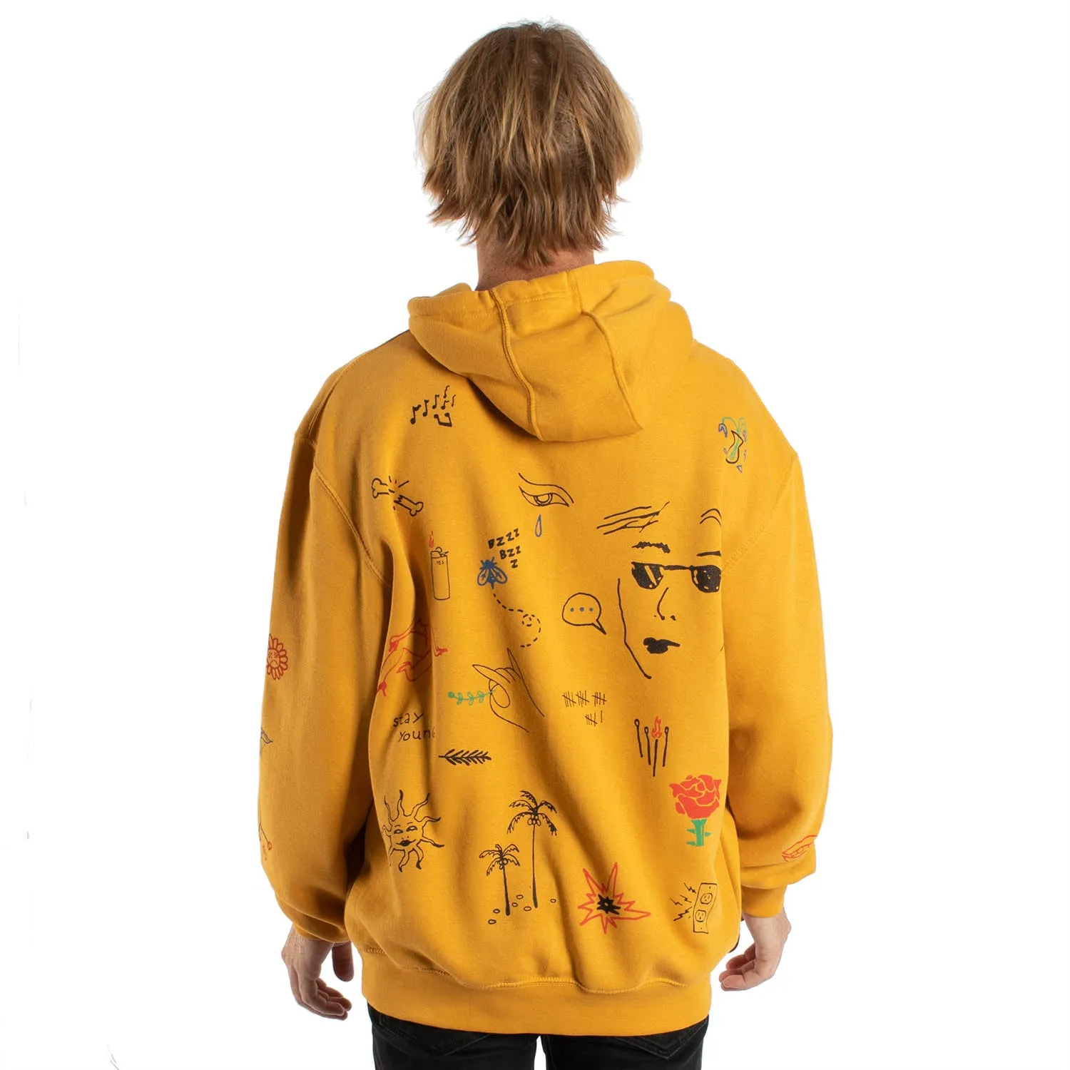 Stick N Poke Art Graphic Hoodie