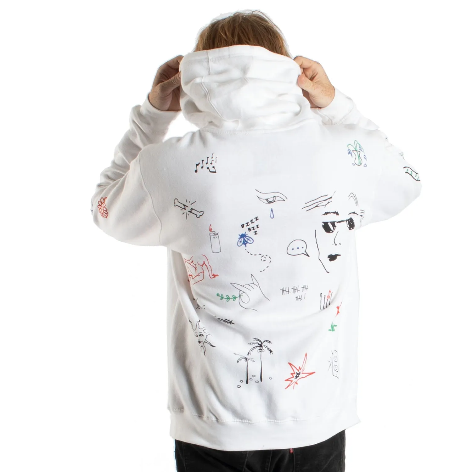 Stick N Poke Art Graphic Hoodie