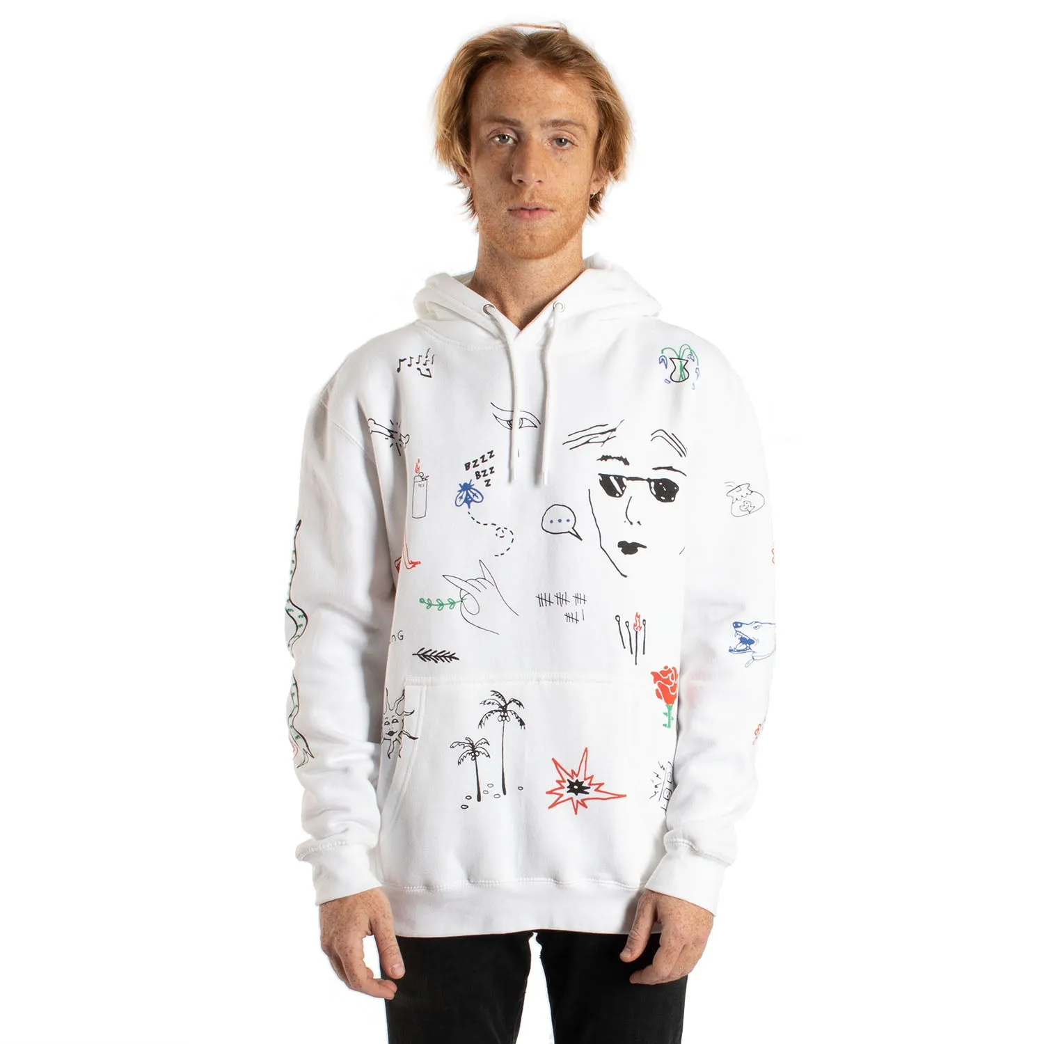 Stick N Poke Art Graphic Hoodie