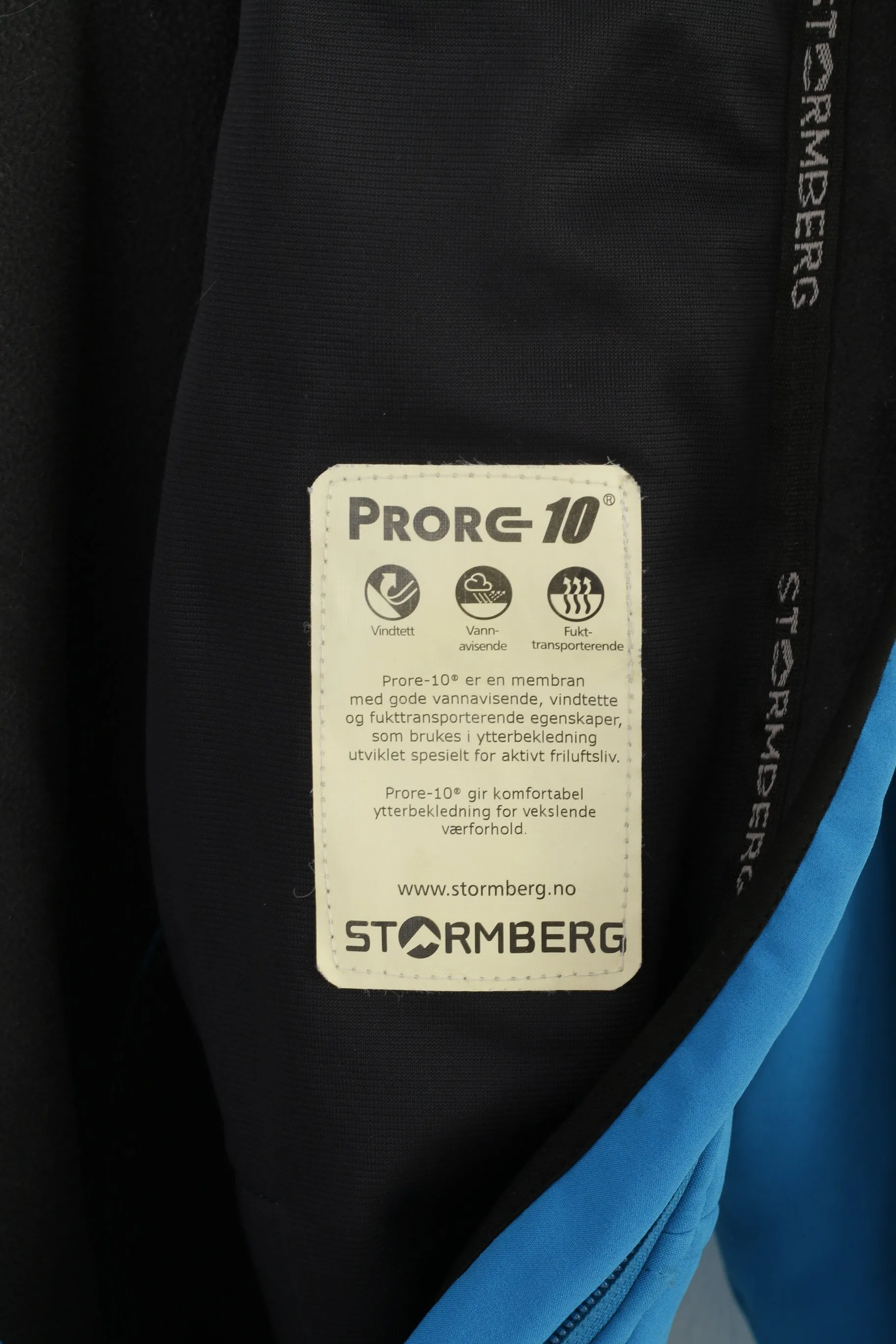 Stormberg Women S Jacket Blue Softshell Full Zipper Hooded Outdoor Prore 10 Top