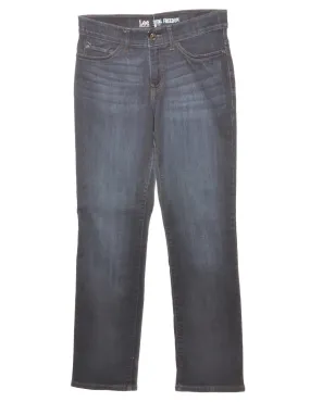 Straight Leg Lee Indigo Jeans - W30 L31