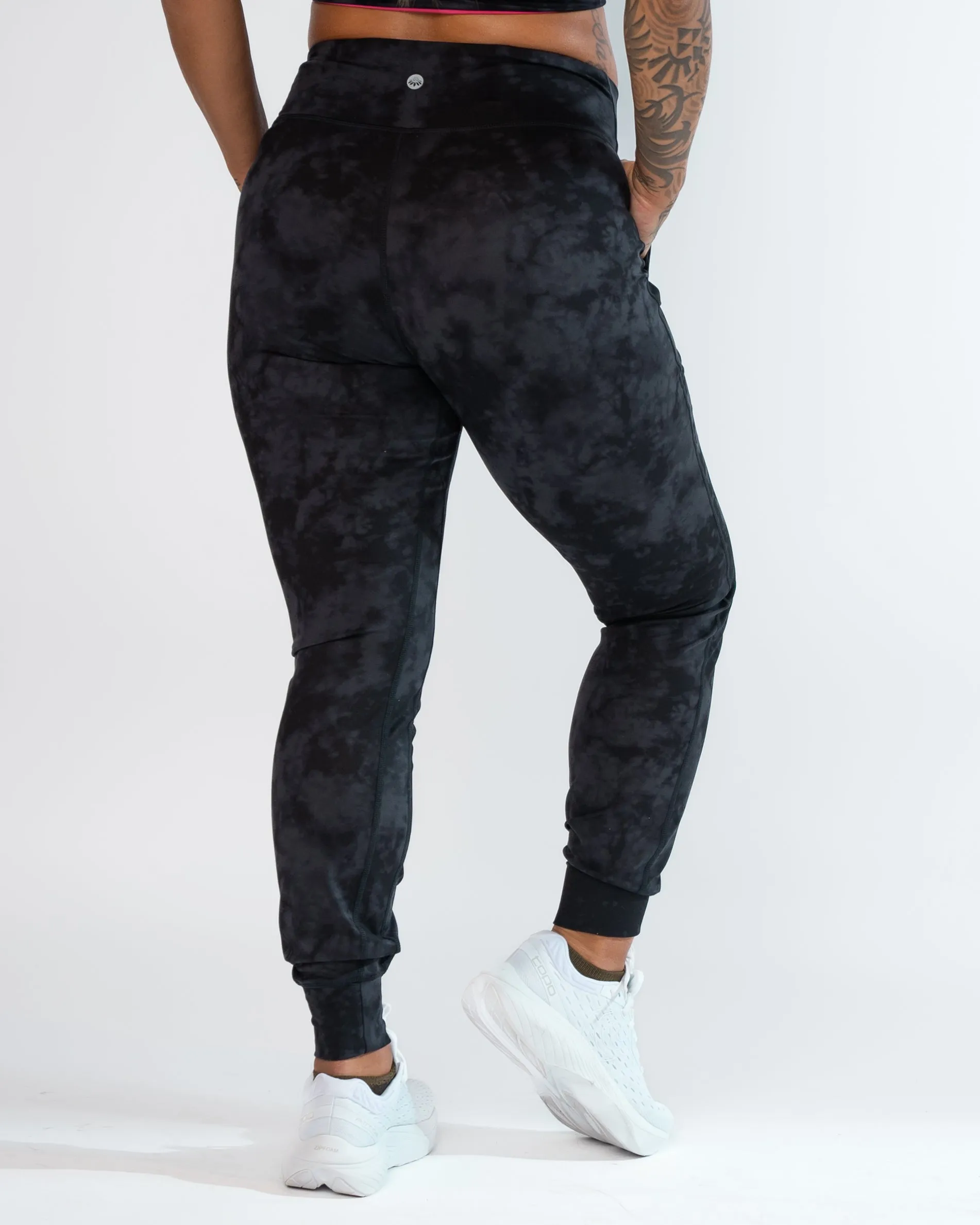 Studio Skin Joggers - Black/Magnet Tie Dye