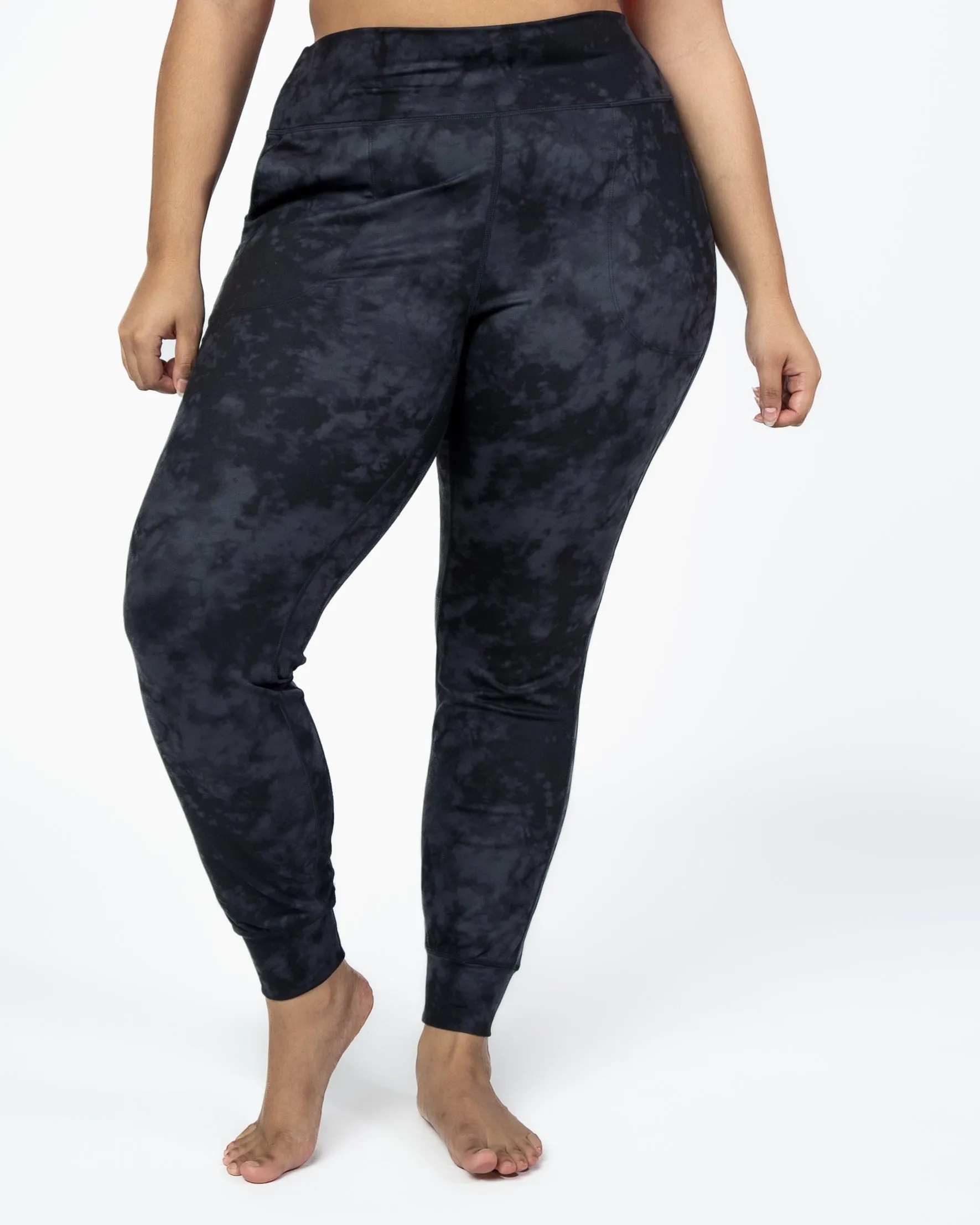 Studio Skin Joggers - Black/Magnet Tie Dye