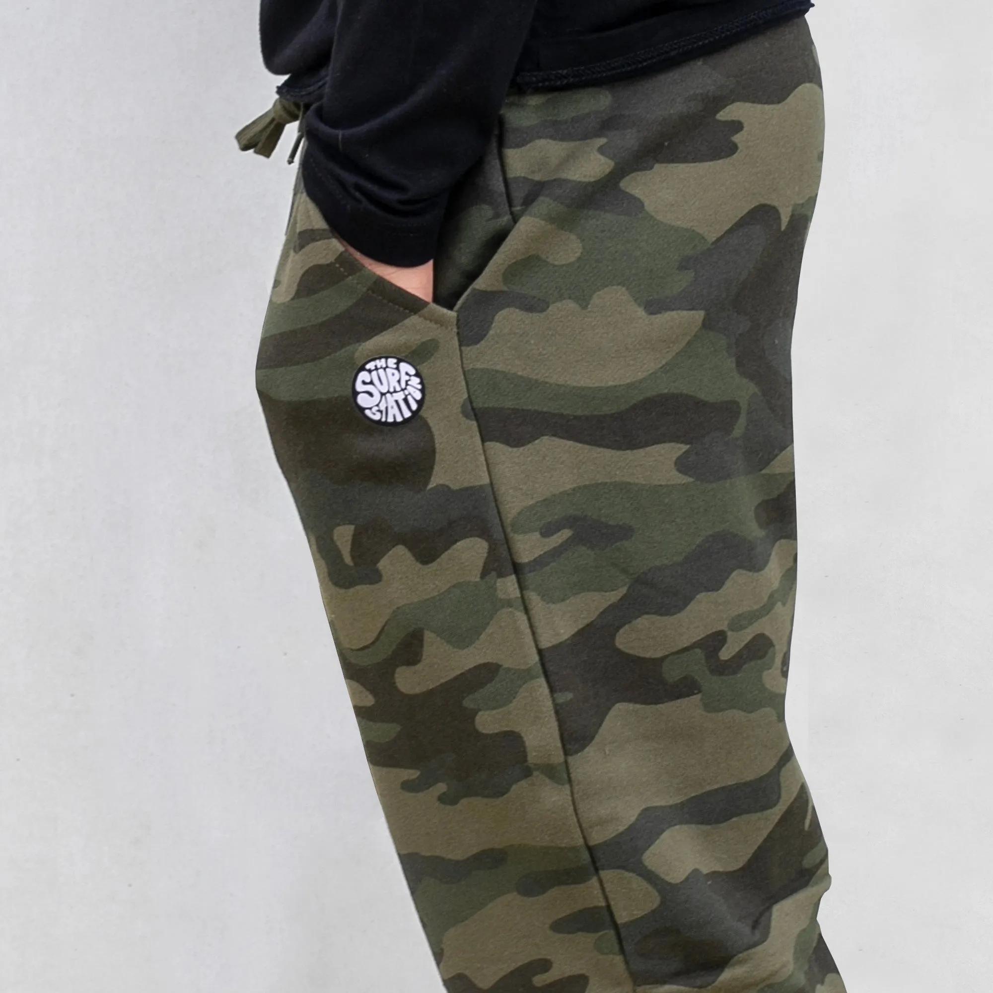 Surf Station Pre-Surf Men's Jogger Sweatpants - Camo