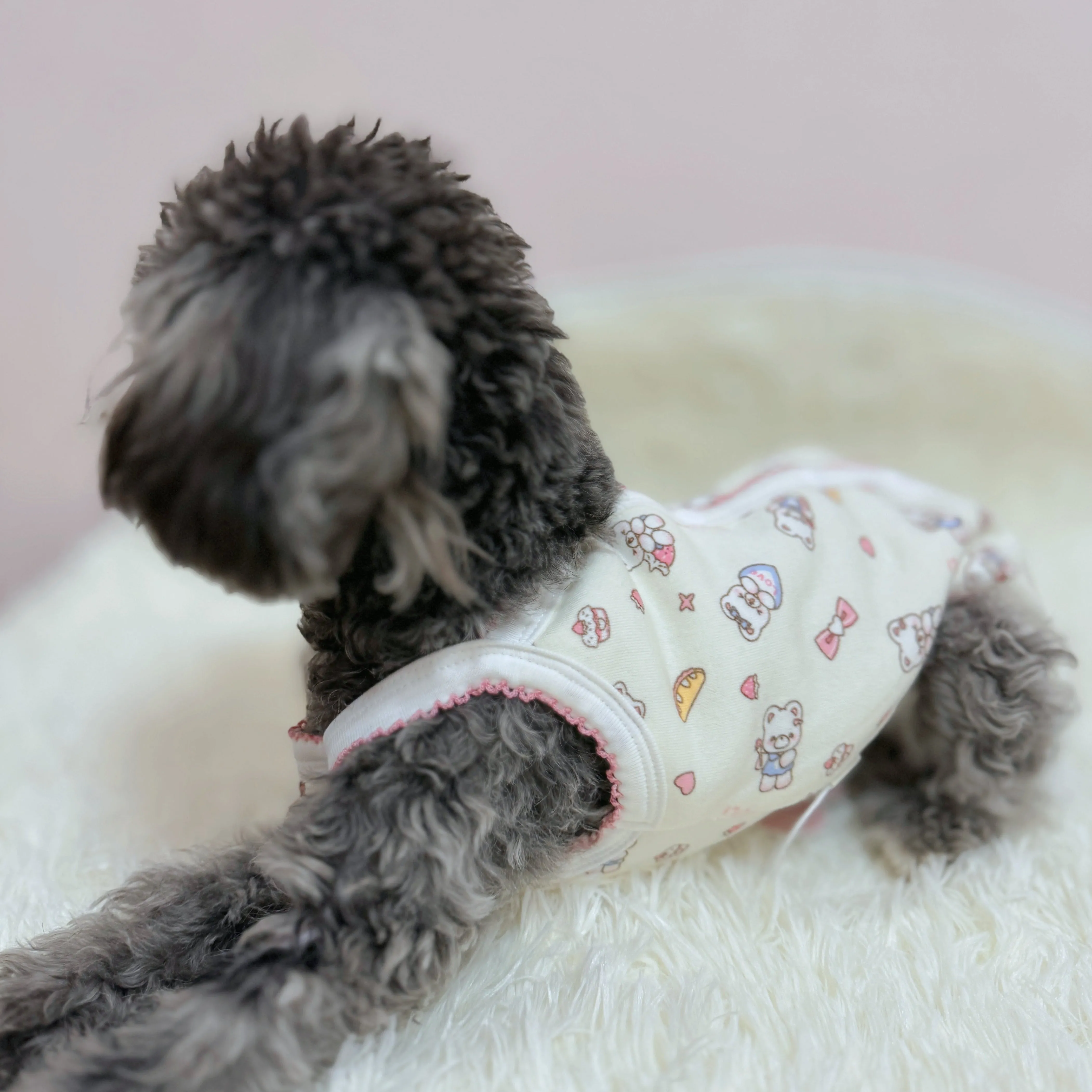 TaniWina Cozy Pet Onesie with Plush Lining for Ultimate Home Comfort