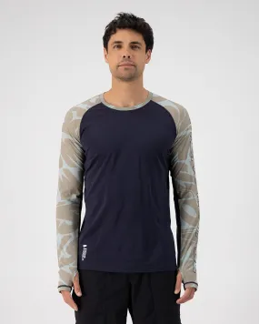 Temple Merino Long Sleeve - Signal Lost / 9 Iron