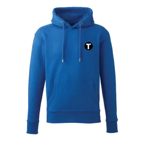 Tenacious 'T' Logo Embroidered Blue Hoody