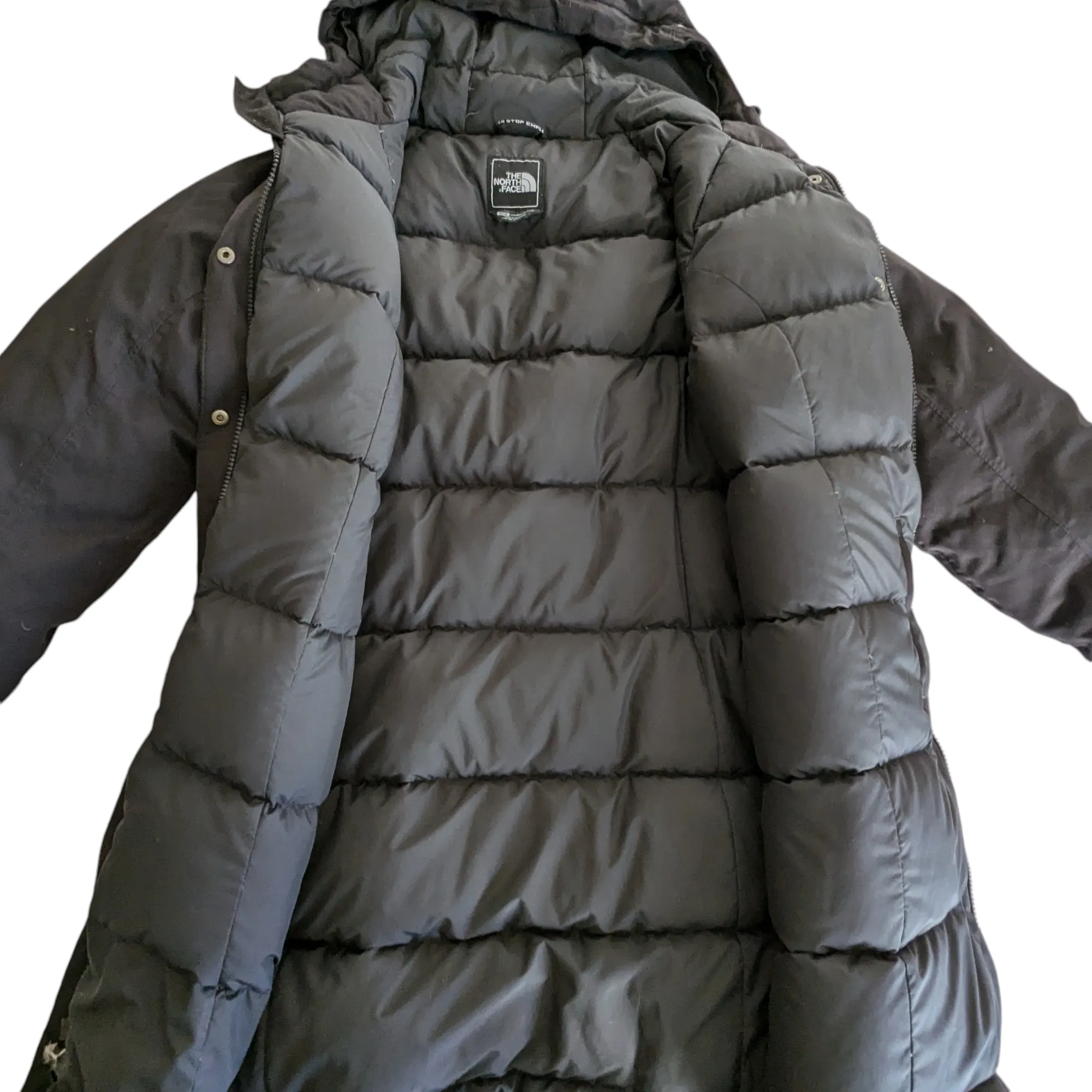 The North Face Long Puffer Coat Size Medium