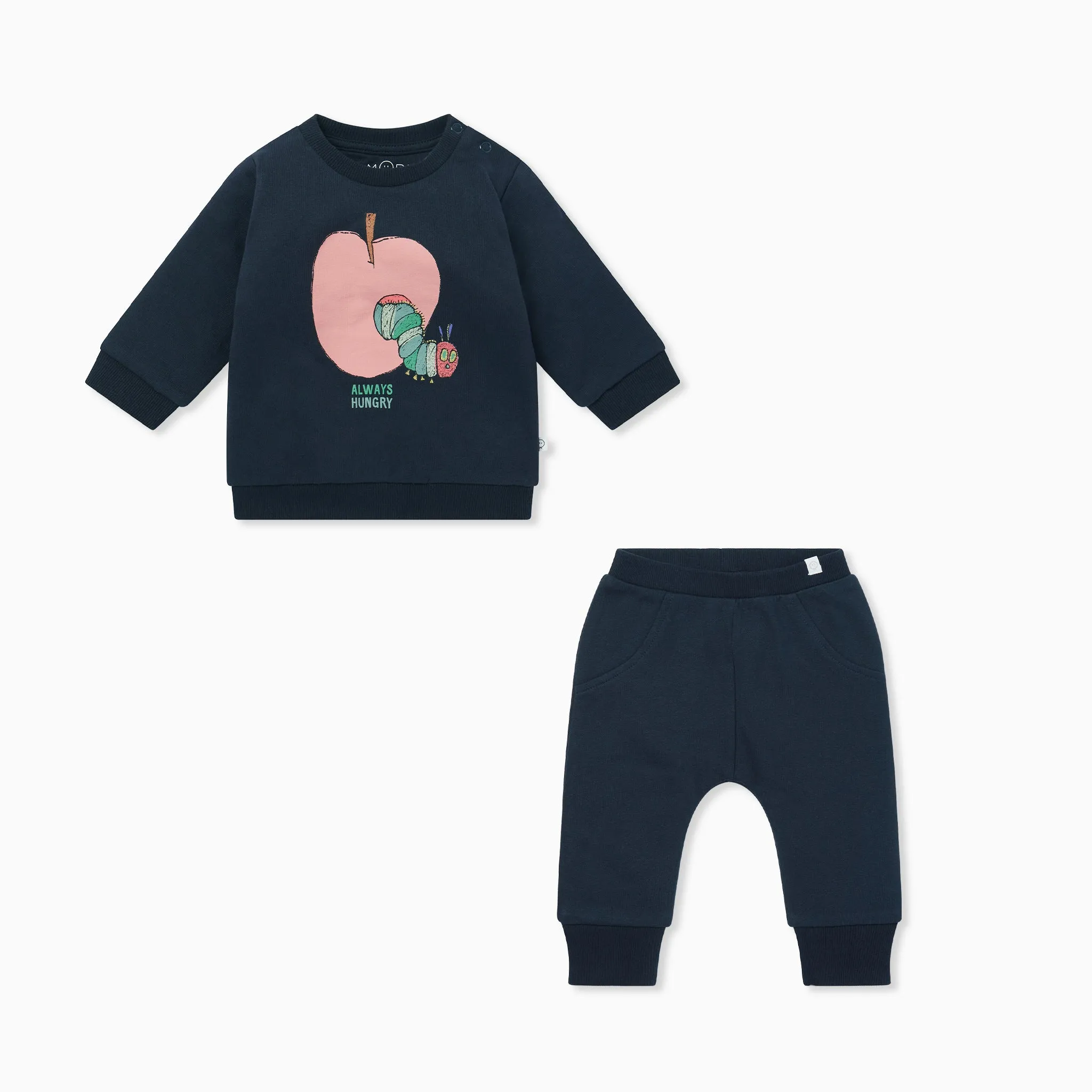 The Very Hungry Caterpillar Apple Sweater & Joggers Outfit