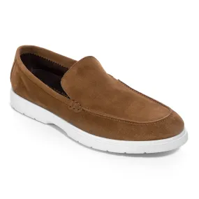 Troye Mid Brown Suede Slip On