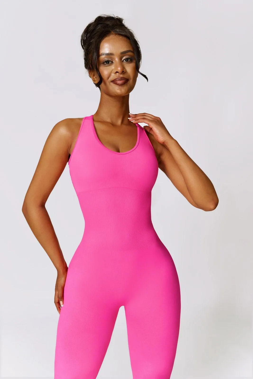 Valerie Jumpsuit - Magenta