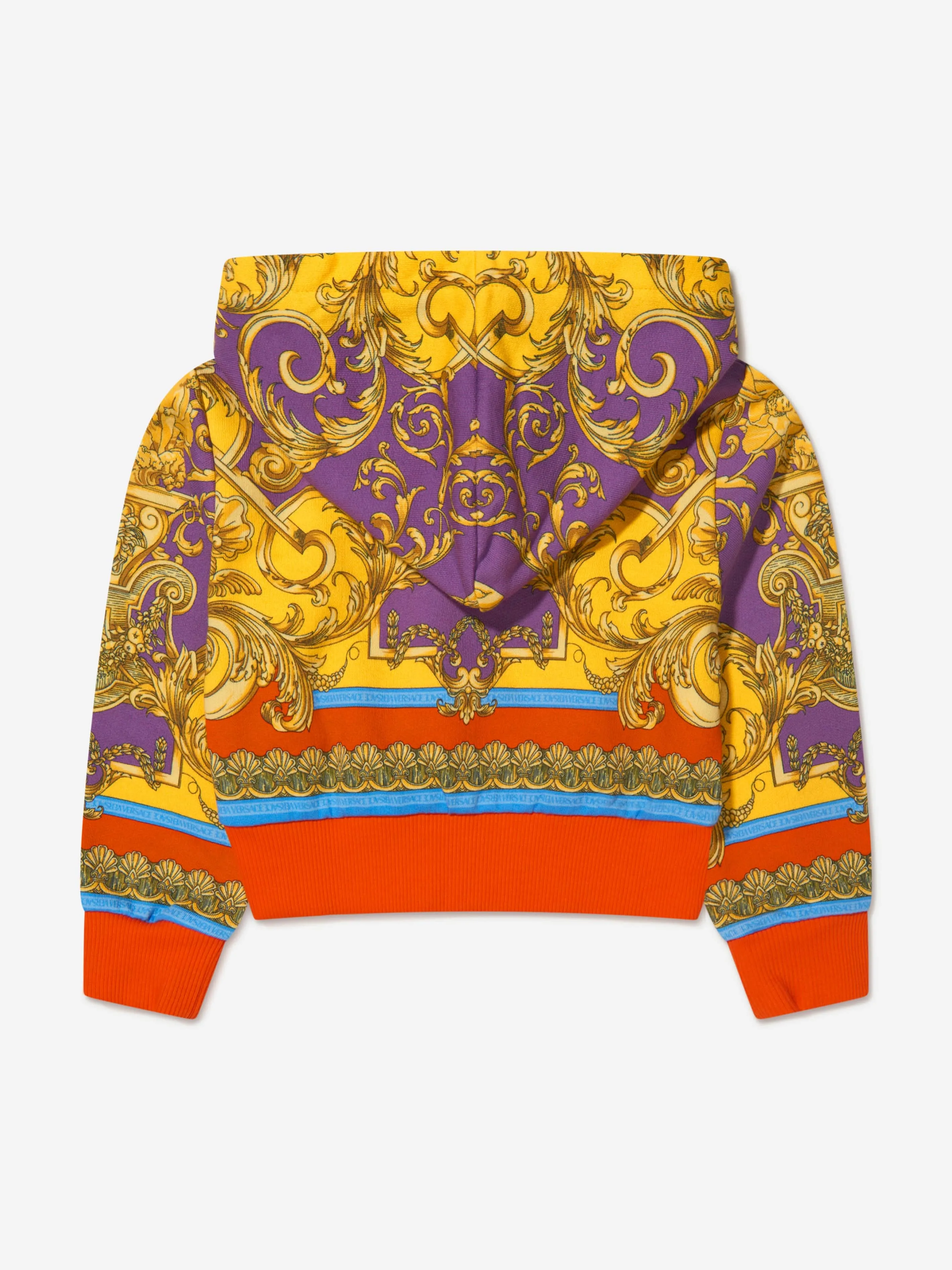 Versace Girls Cotton Barocco Goddess Hoodie