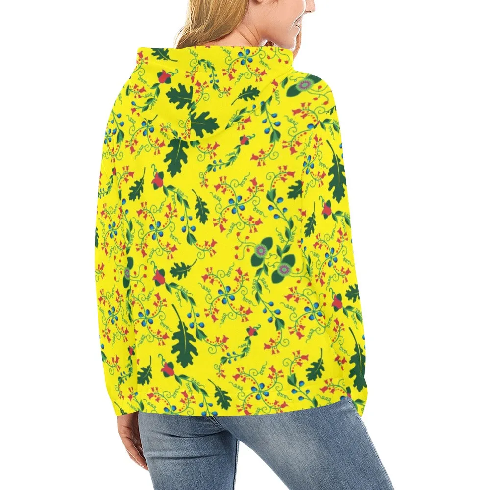 Vine Life Lemon Hoodie for Women (USA Size)