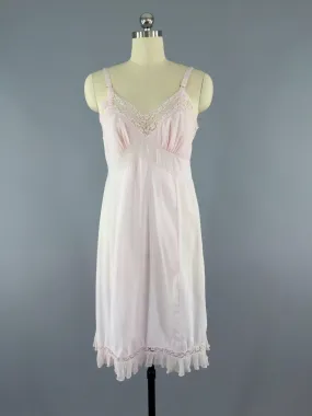 Vintage Pale Pink Full Slip