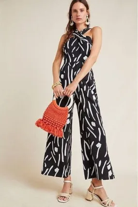 Wide Leg Faith Jumpsuit - Domino