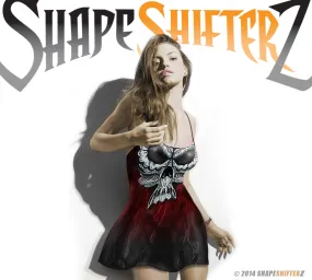 Woman's ShapeShifterZ® 'SKULL' DRESS  -- every day wear / costume