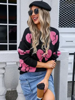 Women Bow Knitted Jumper for Trendy Winter Looks