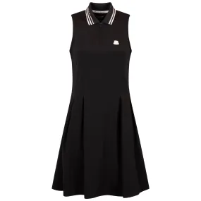 Womens Polo Dress Navy/White - AW24