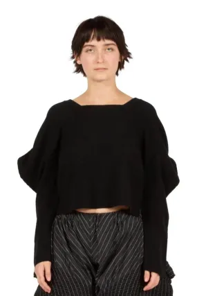 Wool Pique Knit Top