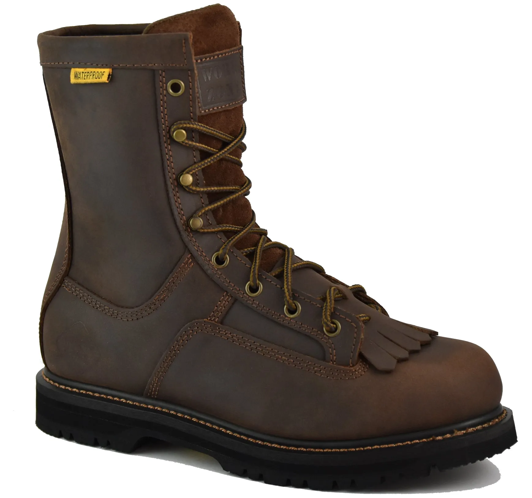 Work Zone Men's C880 Lace-to-Toe 8" Comp Toe Boot