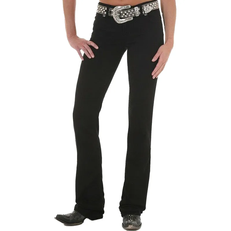 Wrangler Ladies Premium Patch Black Jeans