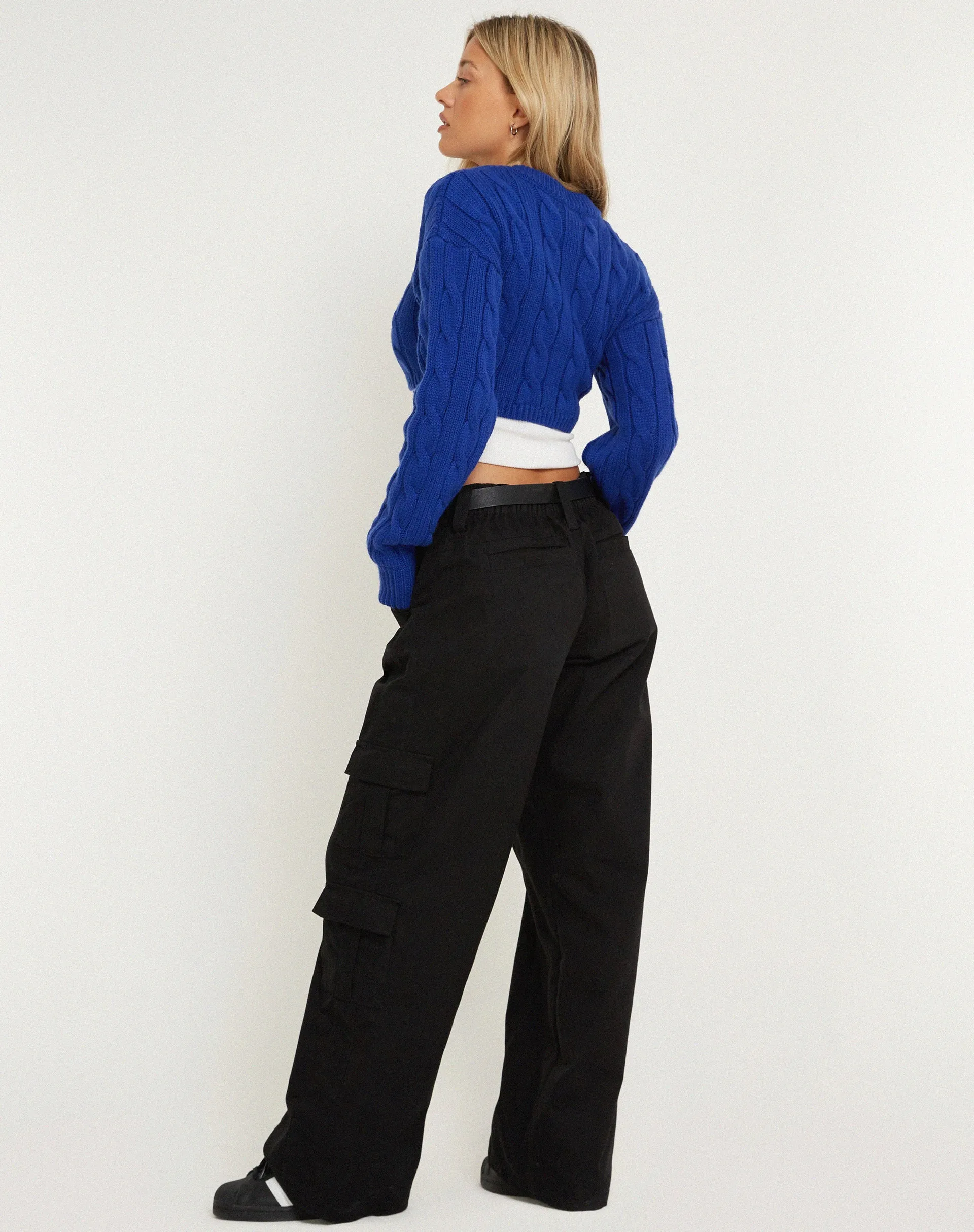 Yolanda Knit Jumper in Cobalt