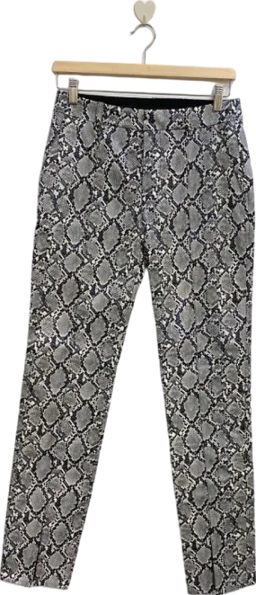 Zara Multi-coloured Snake Print Trousers UK 8